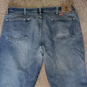 Vintage Baggy Wrangler Jeans 42x30 - Yellowstone Rip